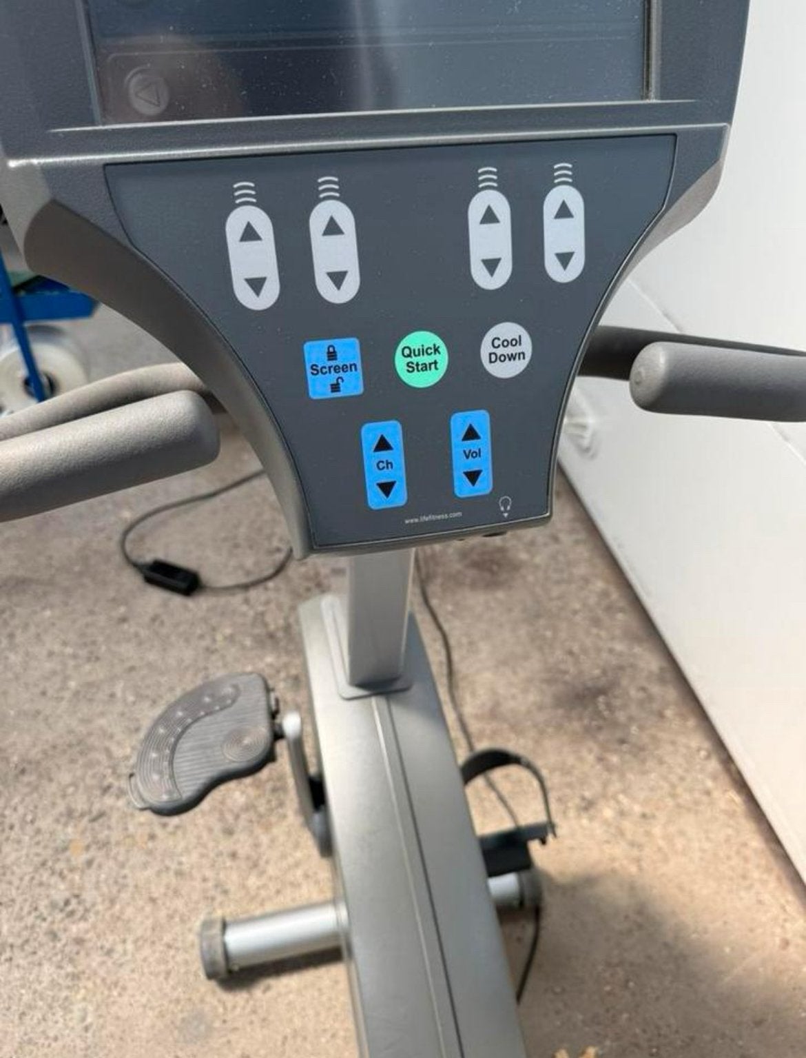 Life Fitness 95R Recline bike / Zitfiets / Ergometer, Sport en Fitness, Fitnessmaterialen, Ophalen, Benen, Gebruikt, -