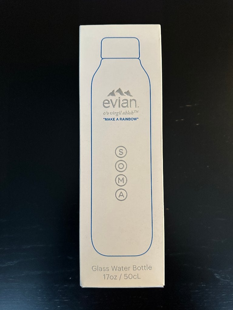 Evian Soma limited edition water bottle, Ophalen of Verzenden, Nieuw