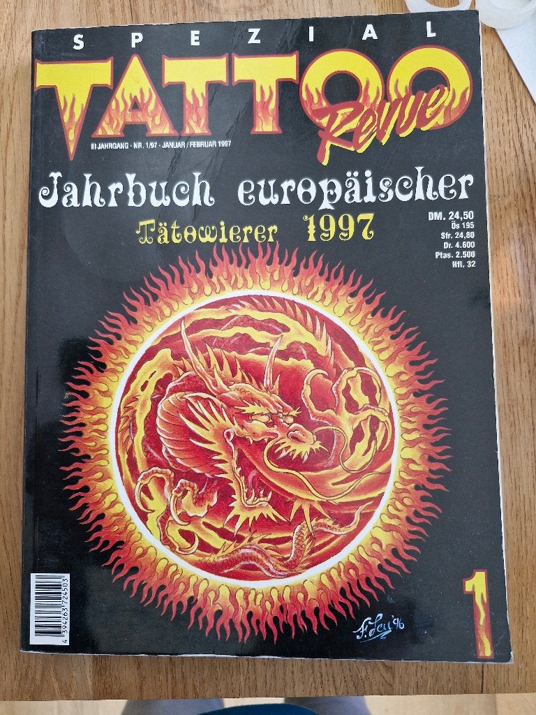 Tatoeage tijdschrift, Ophalen of Verzenden, Gelezen, Overige onderwerpen