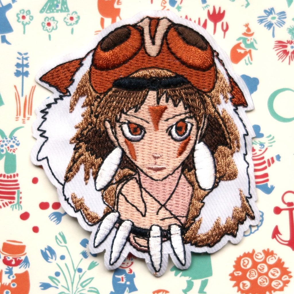 Princess Mononoke opstrijkplaatje patch badge embleem appl, Hobby en Vrije tijd, Verzenden, Nieuw, Overige applicaties