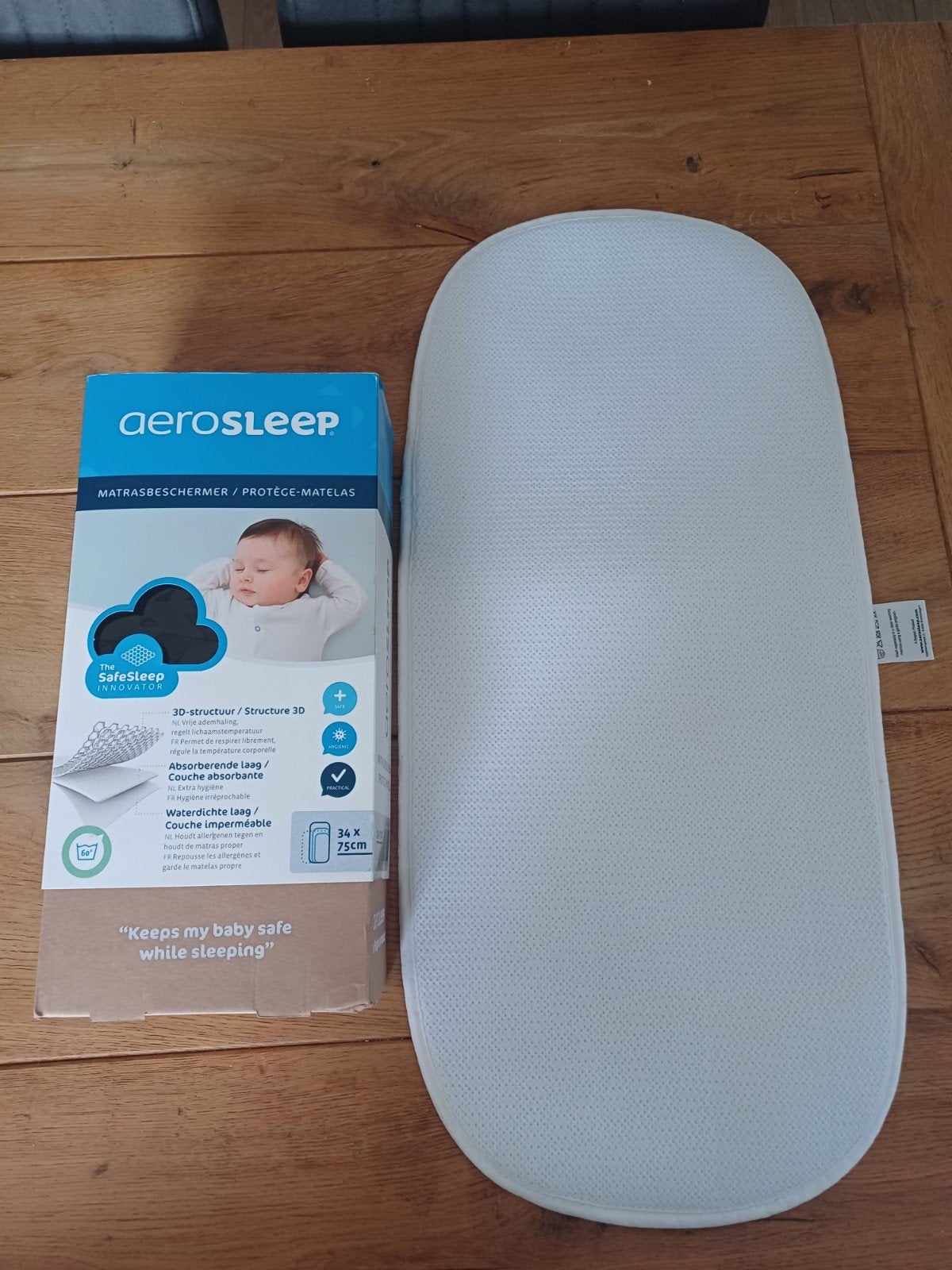Aerosleep matrasbeschermer, Kinderen en Baby's, Ophalen of Verzenden, Gebruikt, Wieg