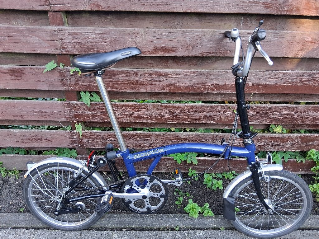 Brompton Vouwfiets 3 versnellingen, Fietsen en Brommers, Ophalen, Gebruikt, Brompton, Velgrem