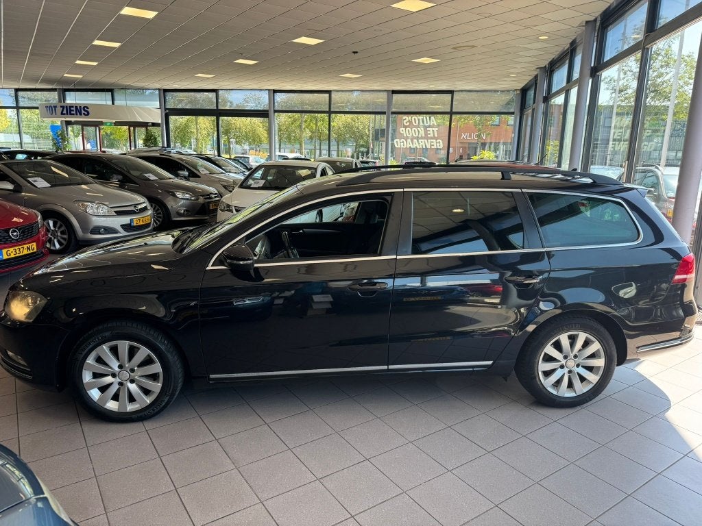 Volkswagen Passat Variant 1.4 TSI HighlAUTOMAAT BlM NAVI CRU, Auto's, Volkswagen, Euro 5, Stof, Gebruikt, Zwart