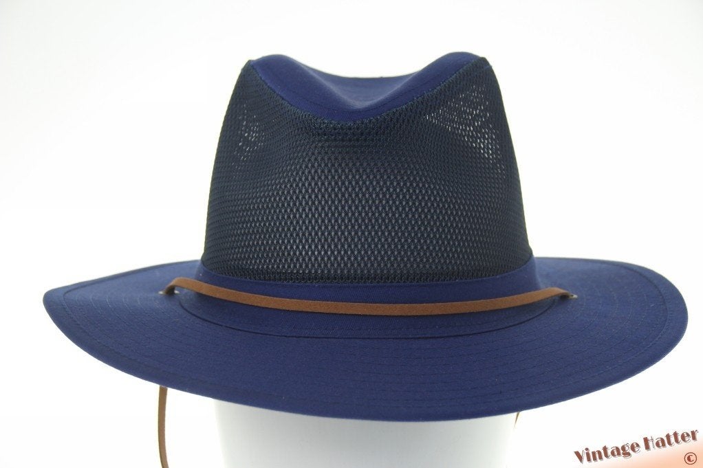 Australische Ventilerende outdoorhoed blauw katoen 58-61 new, Ophalen of Verzenden, Nieuw, 58 cm (L, 7¼ inch) of meer, Hoed