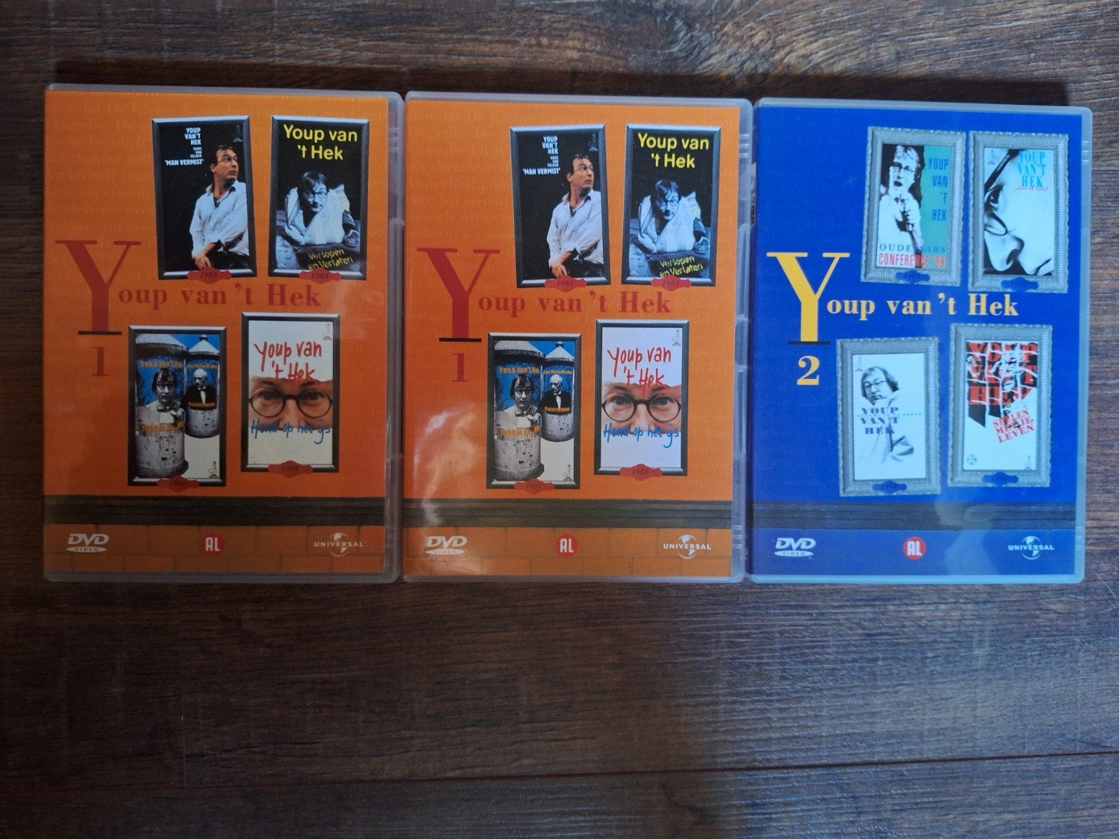 Youp van 't Hek DVD Box 1 & 2 - Cabaret, Vanaf 18 jaar, Gebruikt, Inclusief doosje, Ophalen of Verzenden