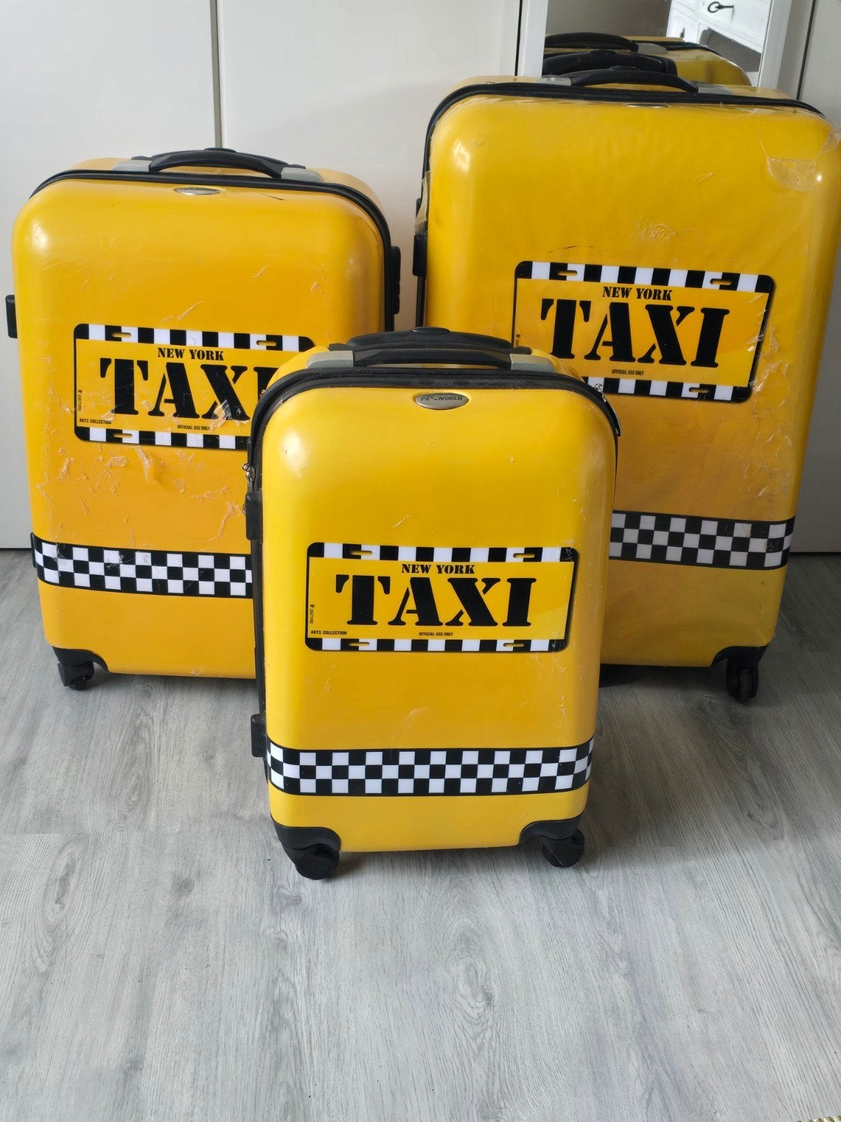 3 delig Taxi Kofferset, Ophalen of Verzenden, Hard kunststof, 70 cm of meer
