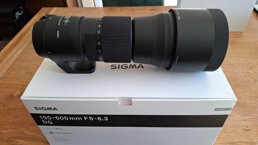 Sigma 150-600mm F5-6.3 DG OS HSM Contemporary Lens, Audio, Tv en Foto, Fotografie | Lenzen en Objectieven, Ophalen of Verzenden