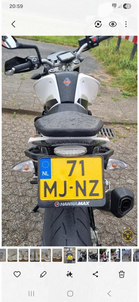 Kentekenplaat motor 71-MJ-NZ verloren,  iemand gevonden?
