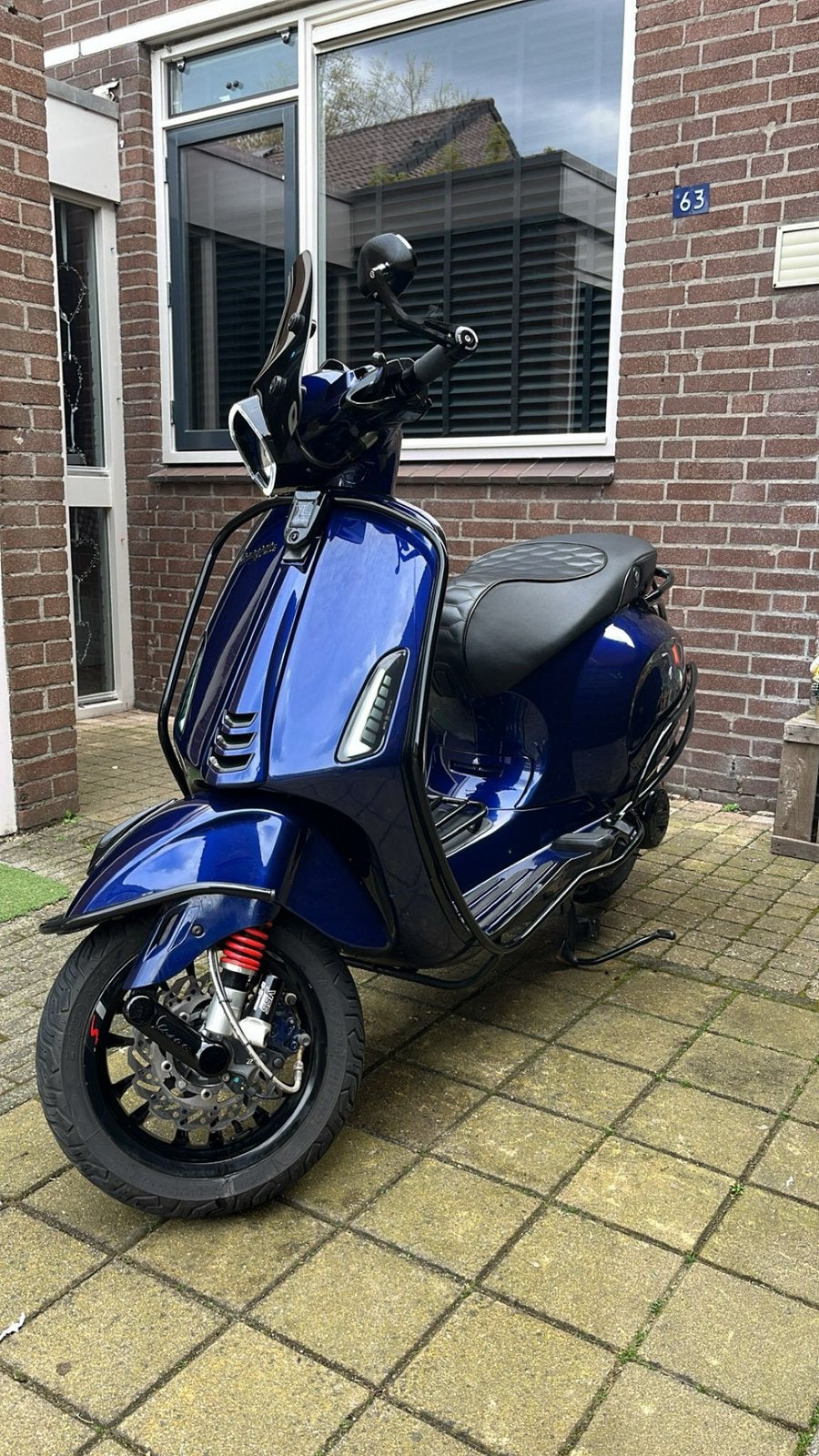 Vespa Sprint 2023 | 80cc Malossi | Akrapovic | 6.611 KM, Ophalen, Maximaal 45 km/u, Vespa S, Zo goed als nieuw