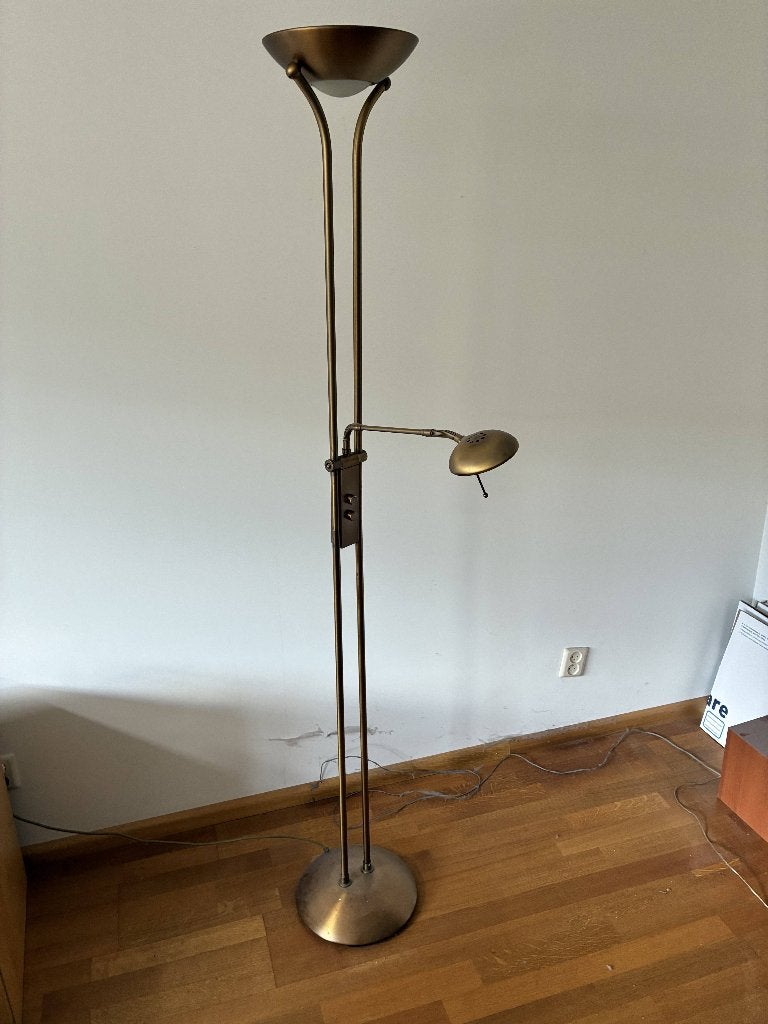 Staanlamp, Ophalen, Gebruikt, Glas, 150 tot 200 cm