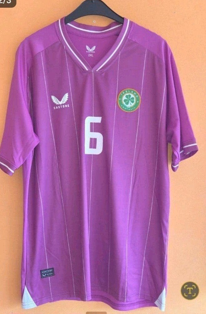 ierland voetbal shirt jersey castreren Keane away, Maat XL, Ophalen of Verzenden, Shirt
