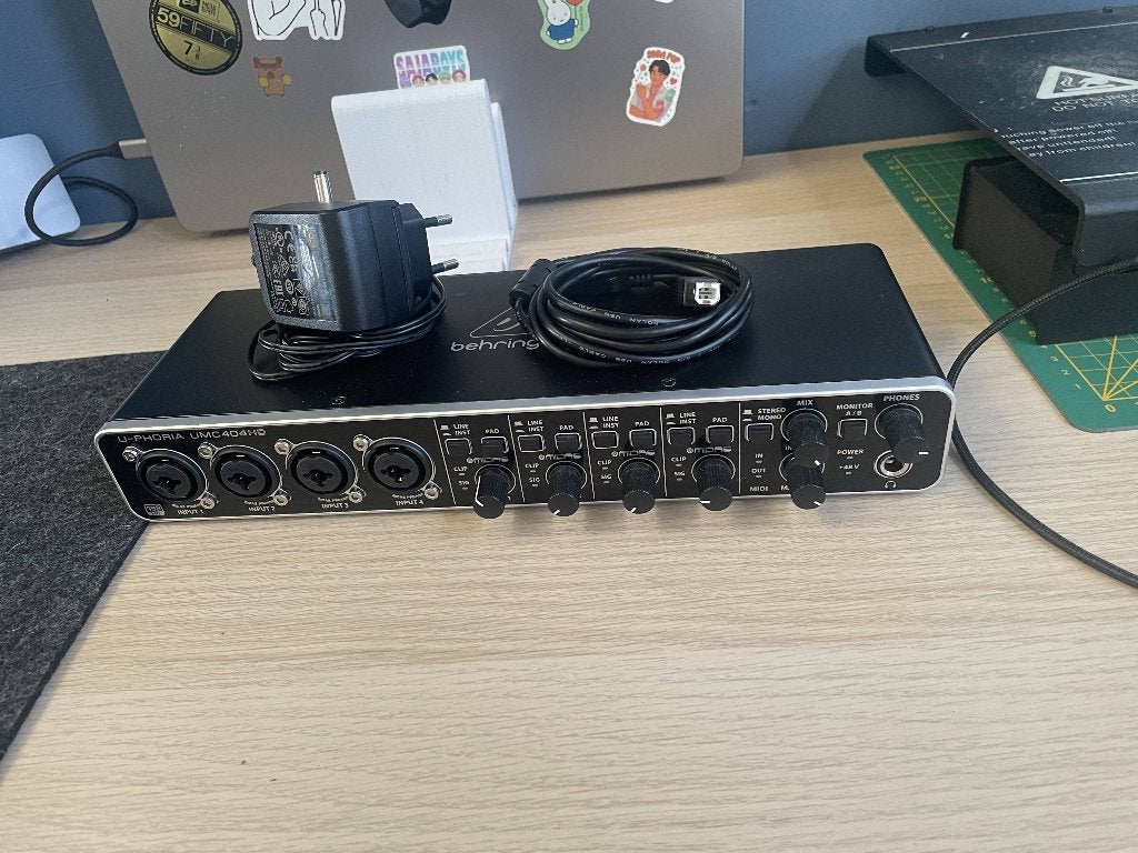 Behringer U-Phoria UMC404HD – 4-Channel USB Audio Interface, Ophalen of Verzenden, Zo goed als nieuw, Audio