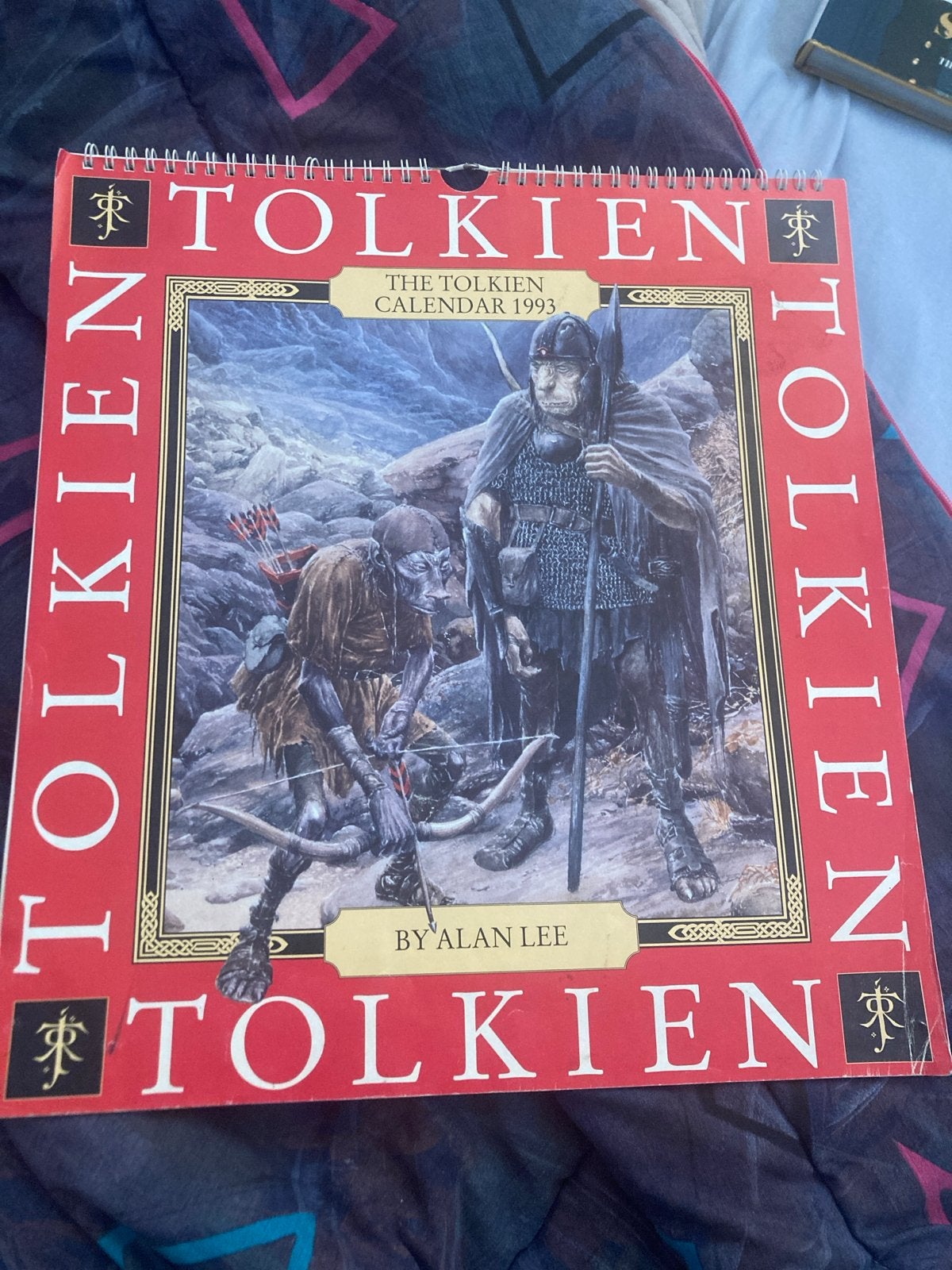 The Tolkien Calendar 1993 by Alan Lee, Ophalen of Verzenden, Maandkalender