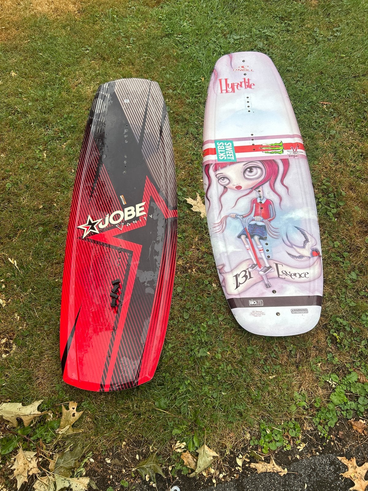 Kinder 125 en 131 jobe en hyperlite 10 per stuk!!, Watersport en Boten, Wakeboarden, Ophalen, Gebruikt, Board