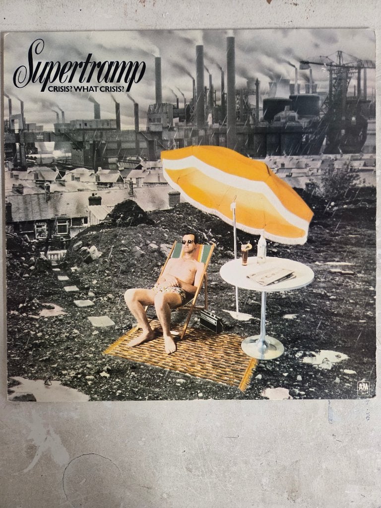 Vinyl lp SUPERTRAMP: CRISIS? WHAT CRISIS?, Beschermende buitenhoes, LP, Ophalen of Verzenden, 12 inch