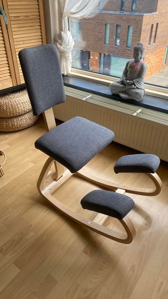 Bureaustoel ergonomisch, Huis en Inrichting, Bureaustoelen, Ophalen, Ergonomisch, Zo goed als nieuw, Zwart