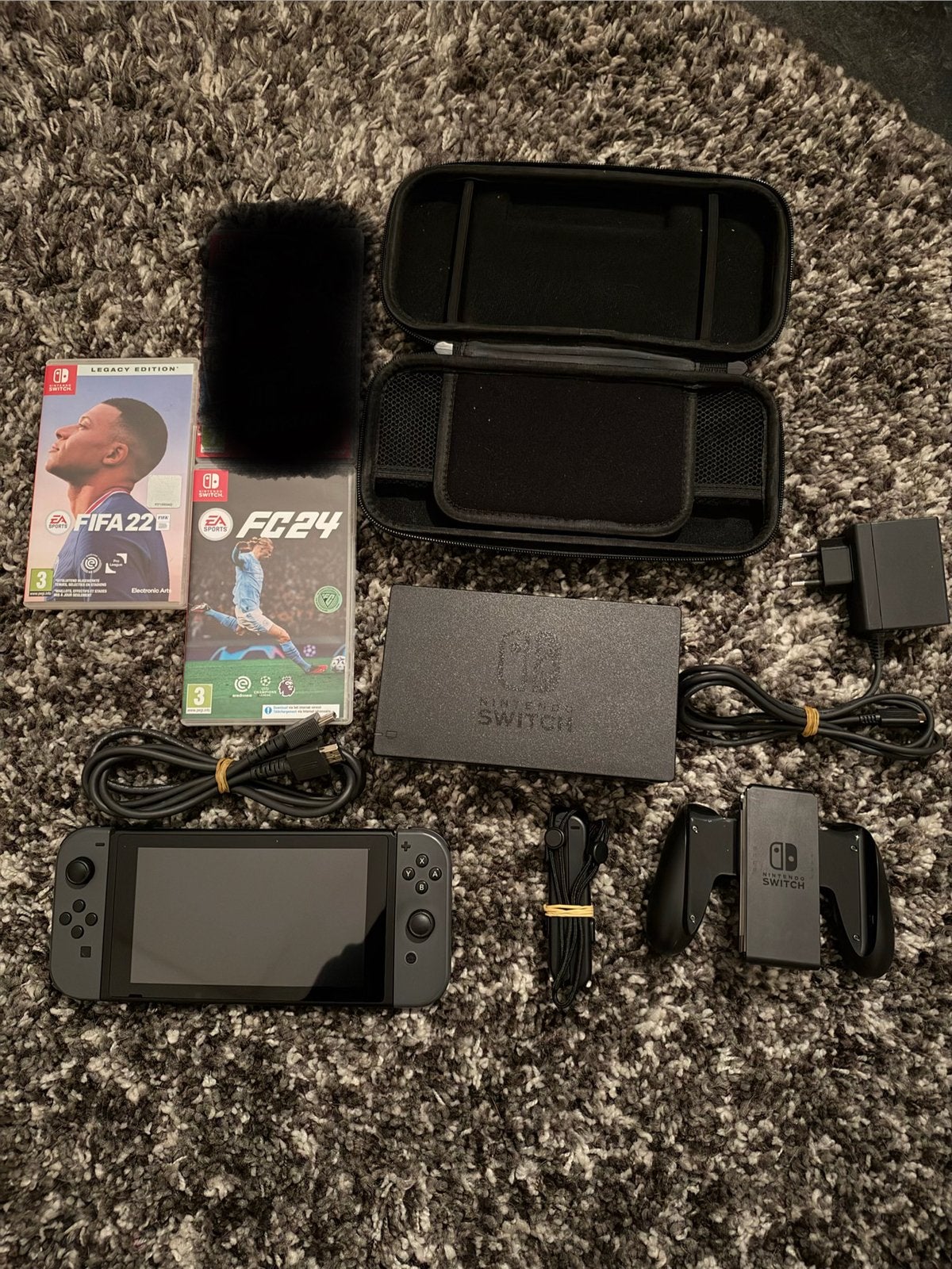 complete nintendo switch 1 met games., Spelcomputers en Games, Met 2 controllers, Zo goed als nieuw, Met games, Ophalen