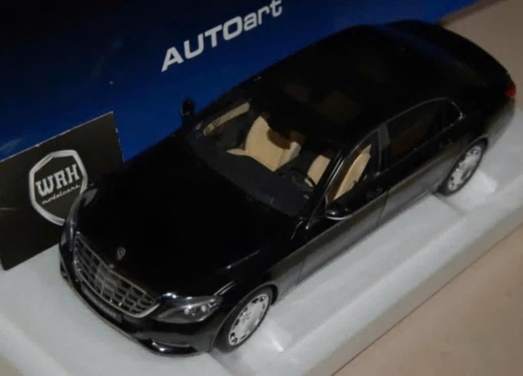 1:18 MERCEDES MAYBACH S KLASSE black Autoart 76293 WRH, Hobby en Vrije tijd, Modelauto's | 1:18, Verzenden, Zo goed als nieuw