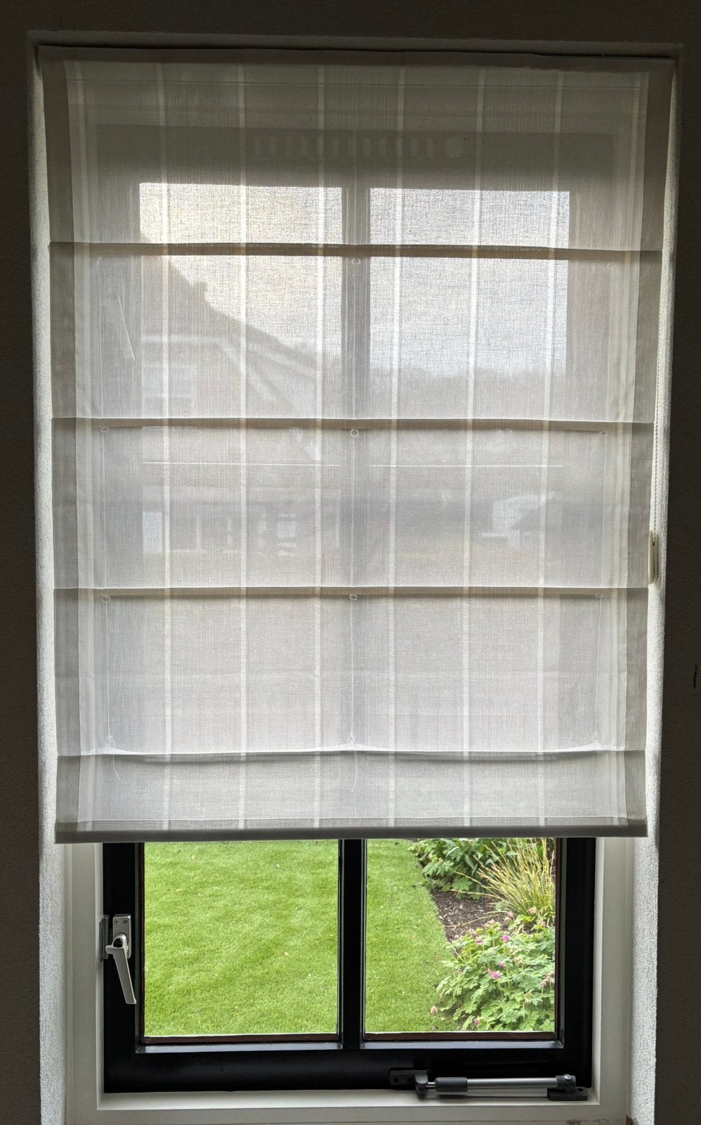 Vouwgordijn offwhite 96x175, Ophalen, Gebruikt, 50 tot 100 cm, 150 tot 200 cm