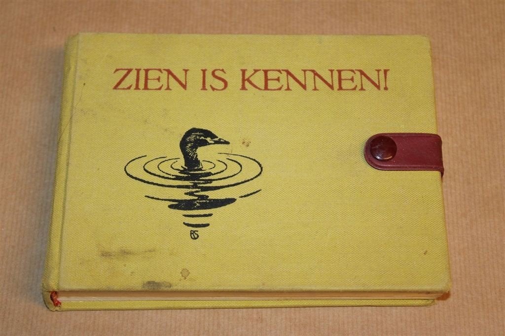 Zien is Kennen! — Vintage Vogelgids, Kleurplaten ca. 1970, Boeken, Ophalen of Verzenden, Gelezen, Vogels