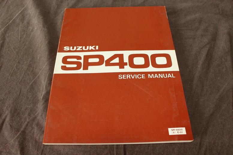 Suzuki SP400 DR400 1980 motorcycle service manual, Motoren, Ophalen of Verzenden, Suzuki