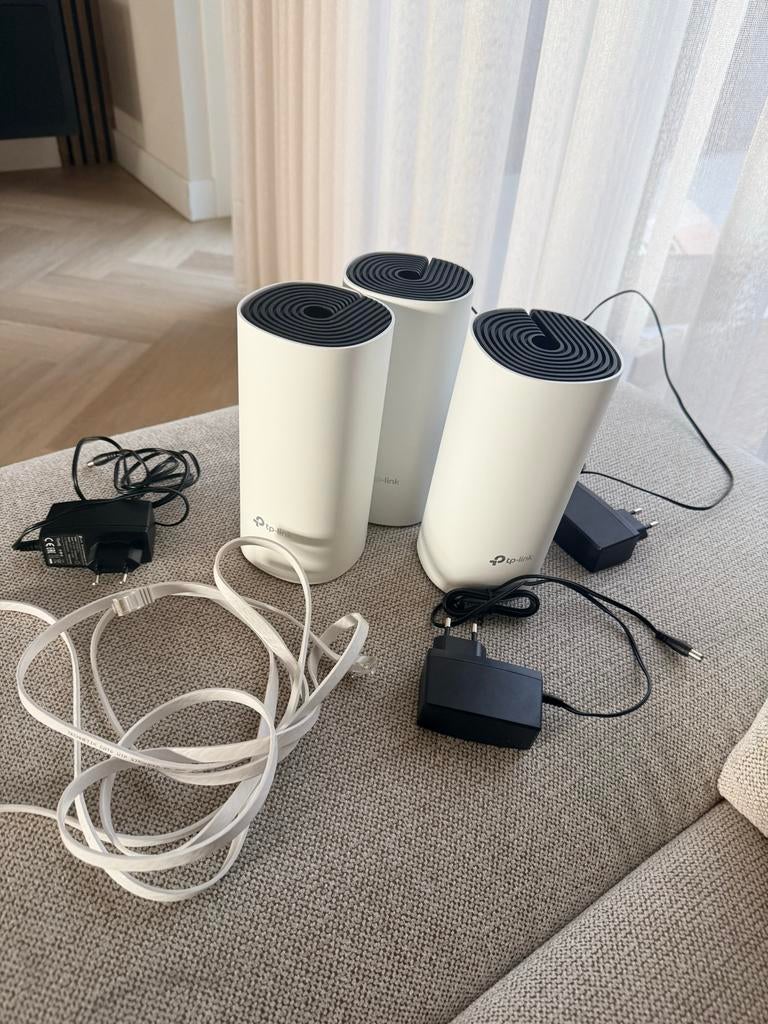 TP-Link Deco M4R Mesh WiFi Systeem, Computers en Software, Powerlines, Ophalen of Verzenden, Zo goed als nieuw