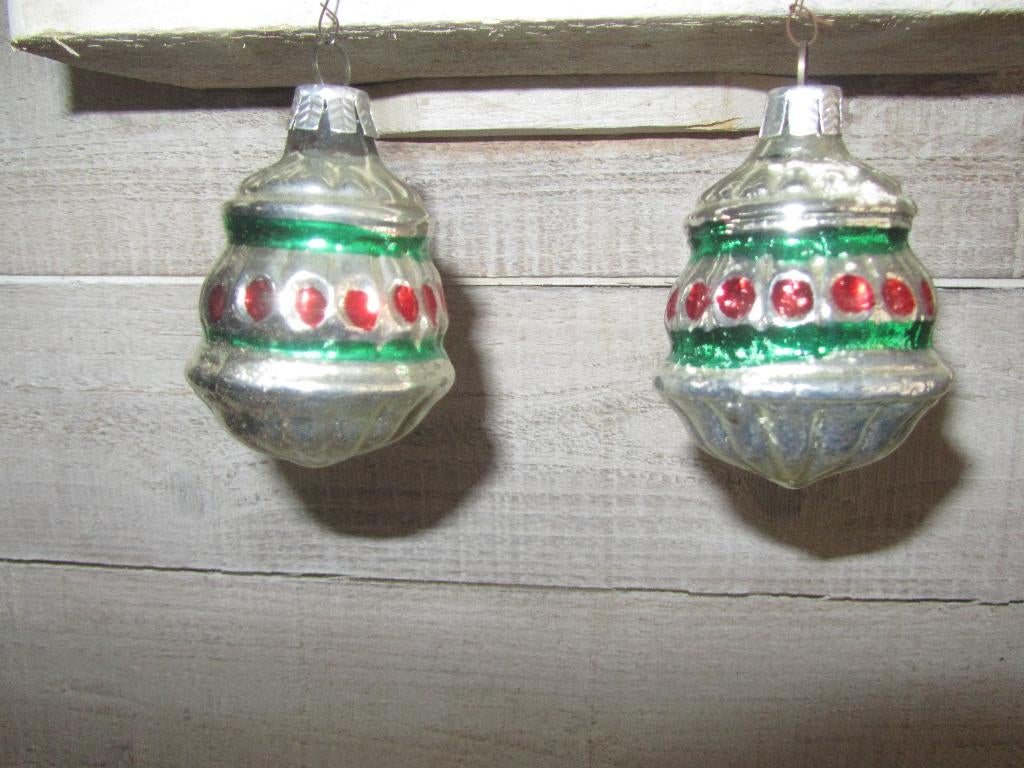 Oude kerstbal ornament, Ophalen of Verzenden, Gebruikt