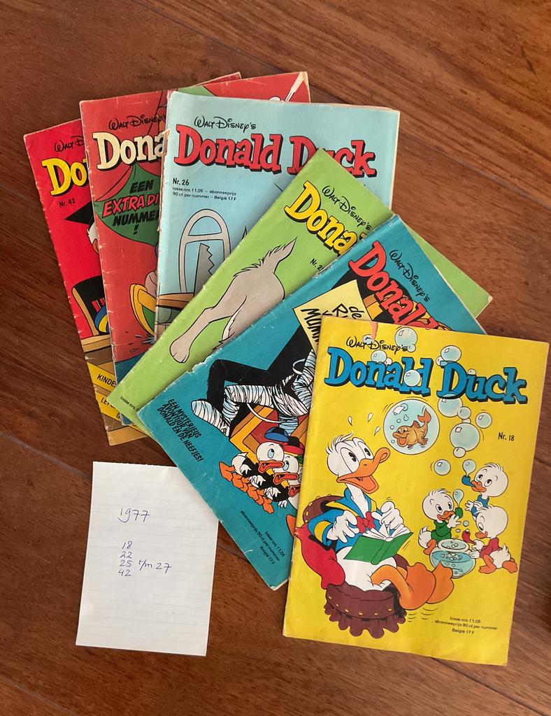 Donald Duck 1977 t/m 1987 en 1995, Boeken, Strips | Comics, Gelezen, Complete serie of reeks, Europa, Ophalen of Verzenden