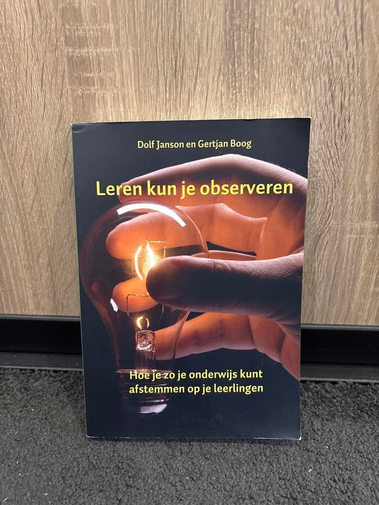 Leren kun je observeren - Studieboek, Verzenden, Zo goed als nieuw, HBO
