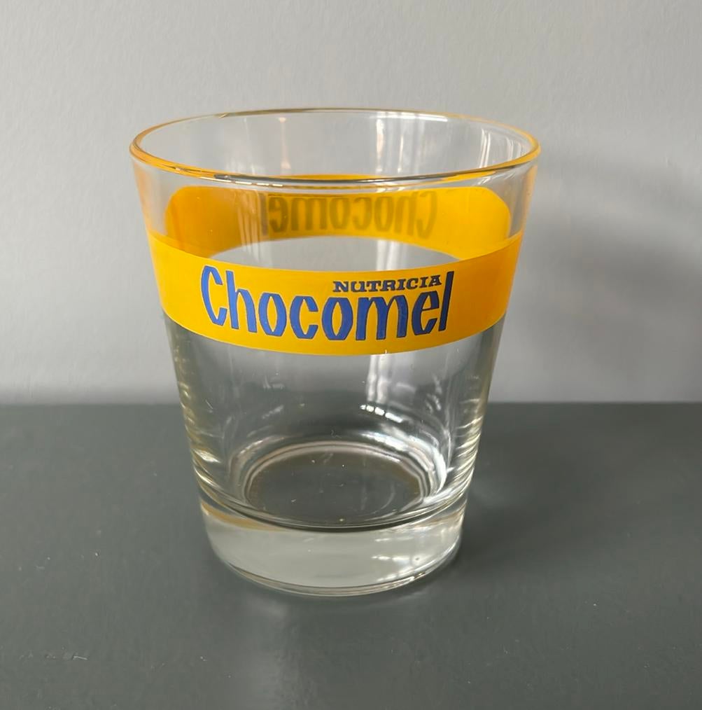 Vintage Nutricia Chocomel glas, Verzamelen, Glas en Borrelglaasjes, Ophalen of Verzenden, Zo goed als nieuw, Overige typen