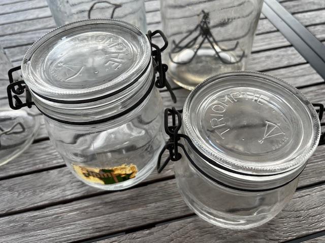 Vintage Le Parfait & Weck inmaakpotten, Verzenden, Gebruikt