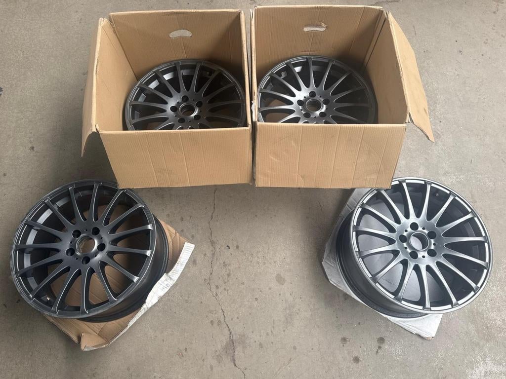 17" alu velgen o.a. Mercedes A,B of C classe, SLK, ET35, Ophalen, Gebruikt, Velg(en), 17 inch