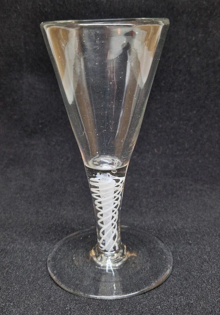 Antiek Georgian slingerglas 2de helft 18e eeuw., Ophalen of Verzenden