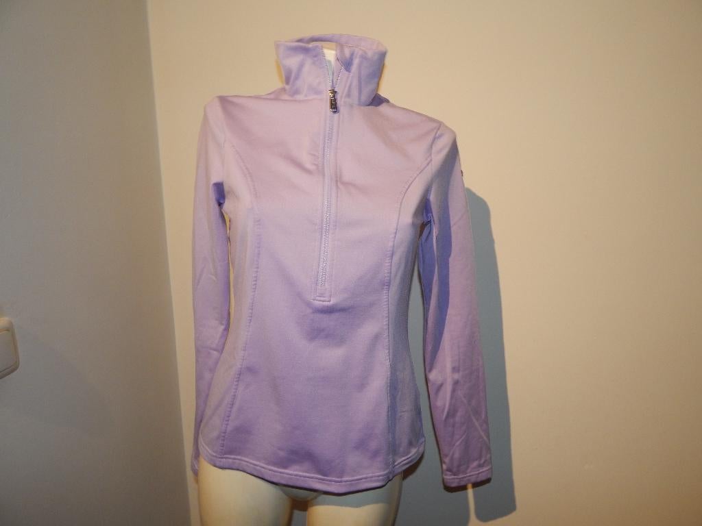 Goldbergh lila paars warme stretch kol rits kraagje M