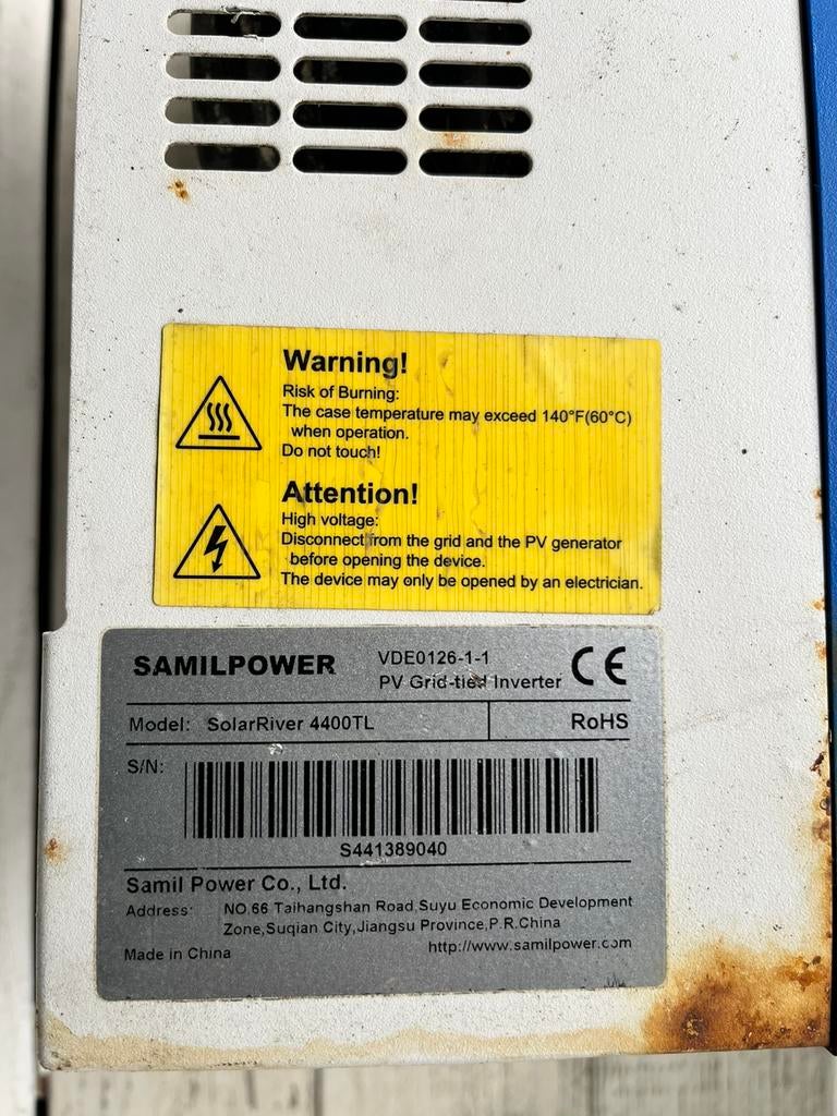 Solar River omvormer 4400TL 4kw, Ophalen, Gebruikt, Overige typen