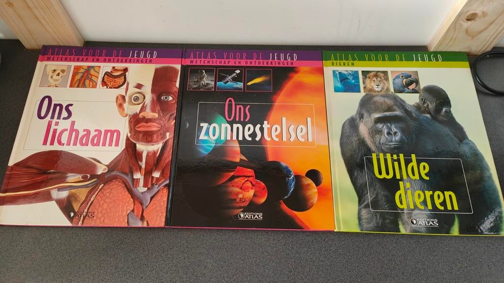 Atlas voor de Jeugd - Wetenschap en Ontdekkingen, Boeken, Kinderboeken | Jeugd | onder 10 jaar, Ophalen of Verzenden, Zo goed als nieuw
