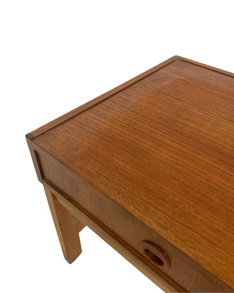 Vintage Deens Kastje laag model Jaren 60 Teak Fineer, Ophalen, Gebruikt, Vintage, Eikenhout