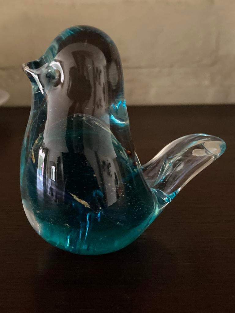 Glazen vogeltje, Antiek en Kunst, Ophalen of Verzenden