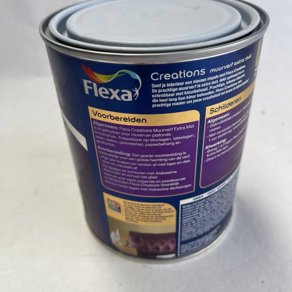 Flexa Creations Muurverf Bright Skies Extra Mat 1L, Flexa, Flexa, Blauw, Nieuw