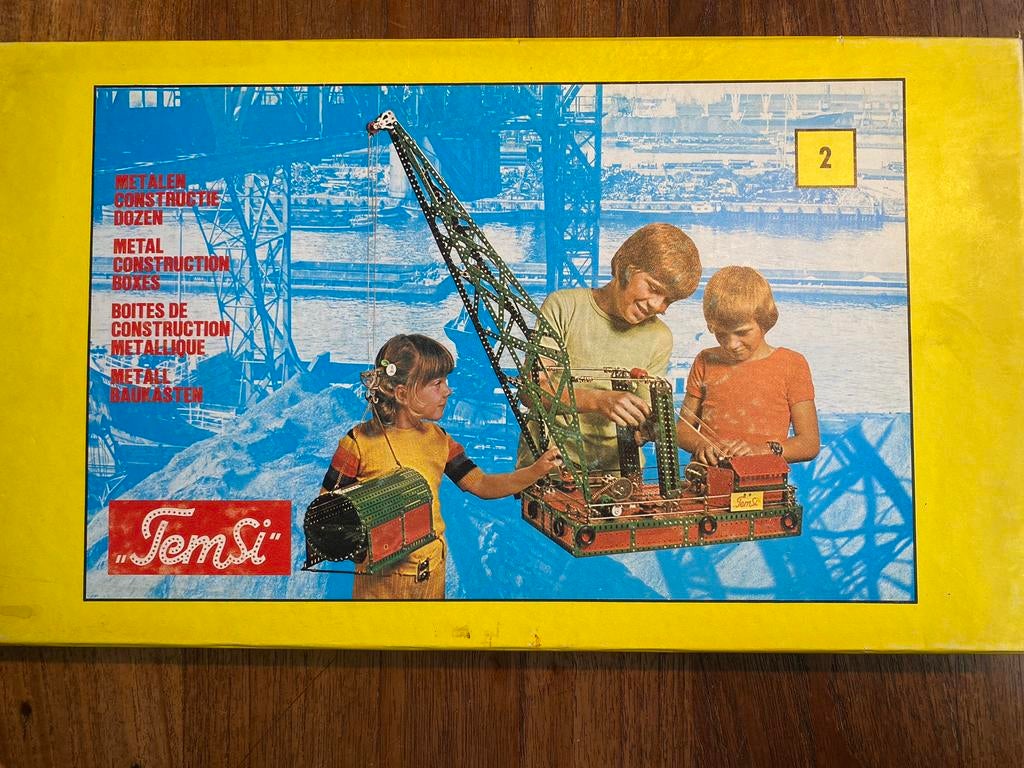 TemSi meccano doos nog nieuw verpakt dus helemaal compleet, Ophalen of Verzenden