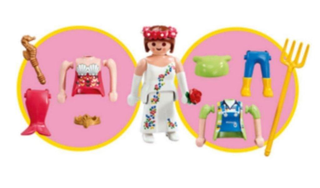 Playmobil promo; 1 hoofd voor bruid, boerin of zeemeermin, Ophalen of Verzenden, Nieuw, Complete set