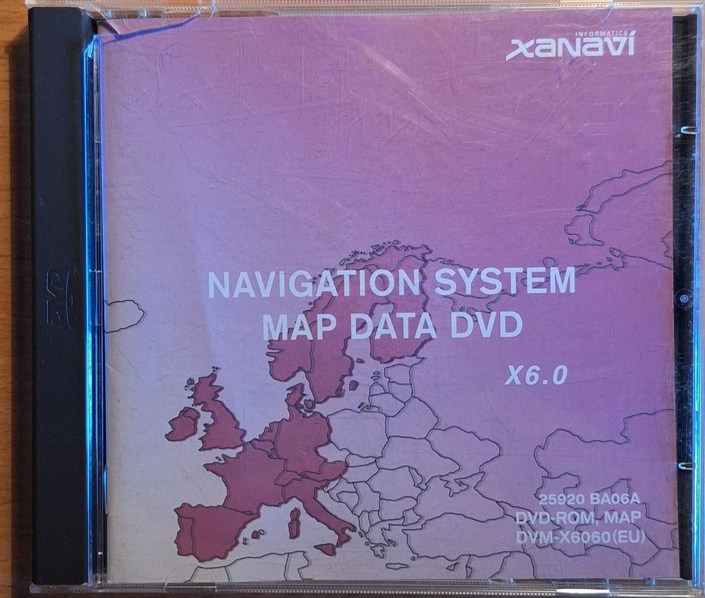 Navigatie systeem Map Data Dvd X6.0, Ophalen of Verzenden