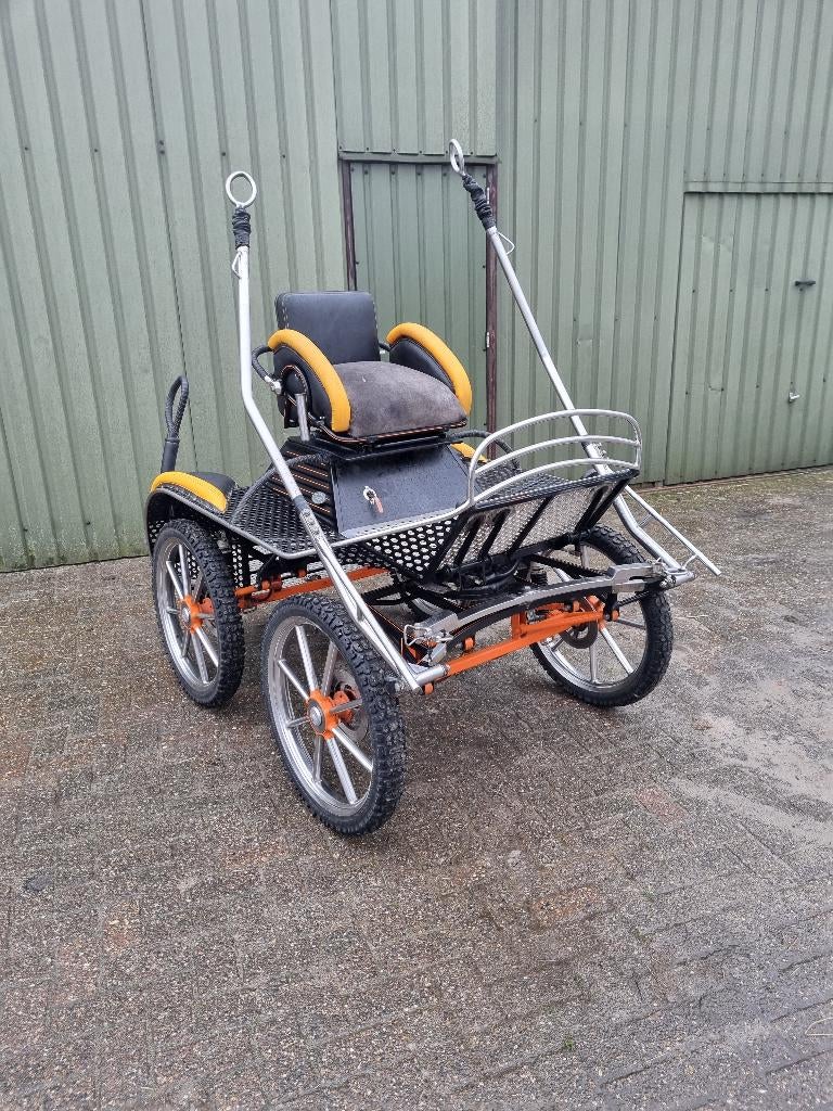Kcs Maestro enkelspan koets, Dieren en Toebehoren, Rijtuigen en Koetsen, Gebruikt, Marathonwagen, Paard