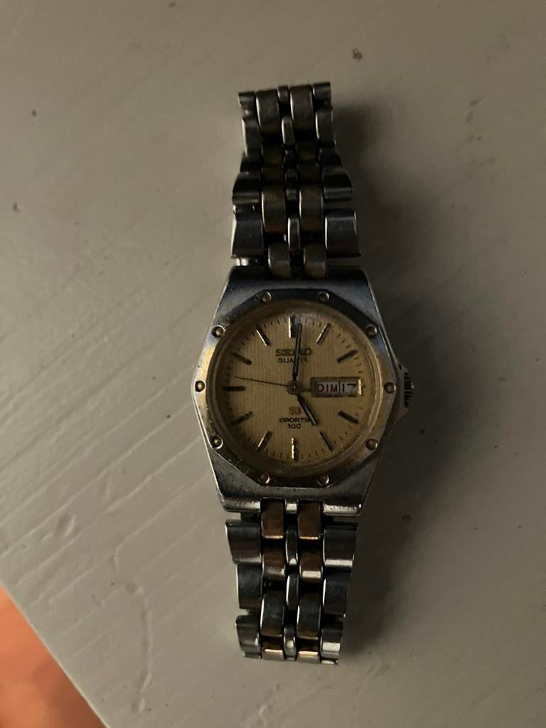 Vintage seiko dames horloge, Ophalen of Verzenden, Zo goed als nieuw, Staal, Seiko