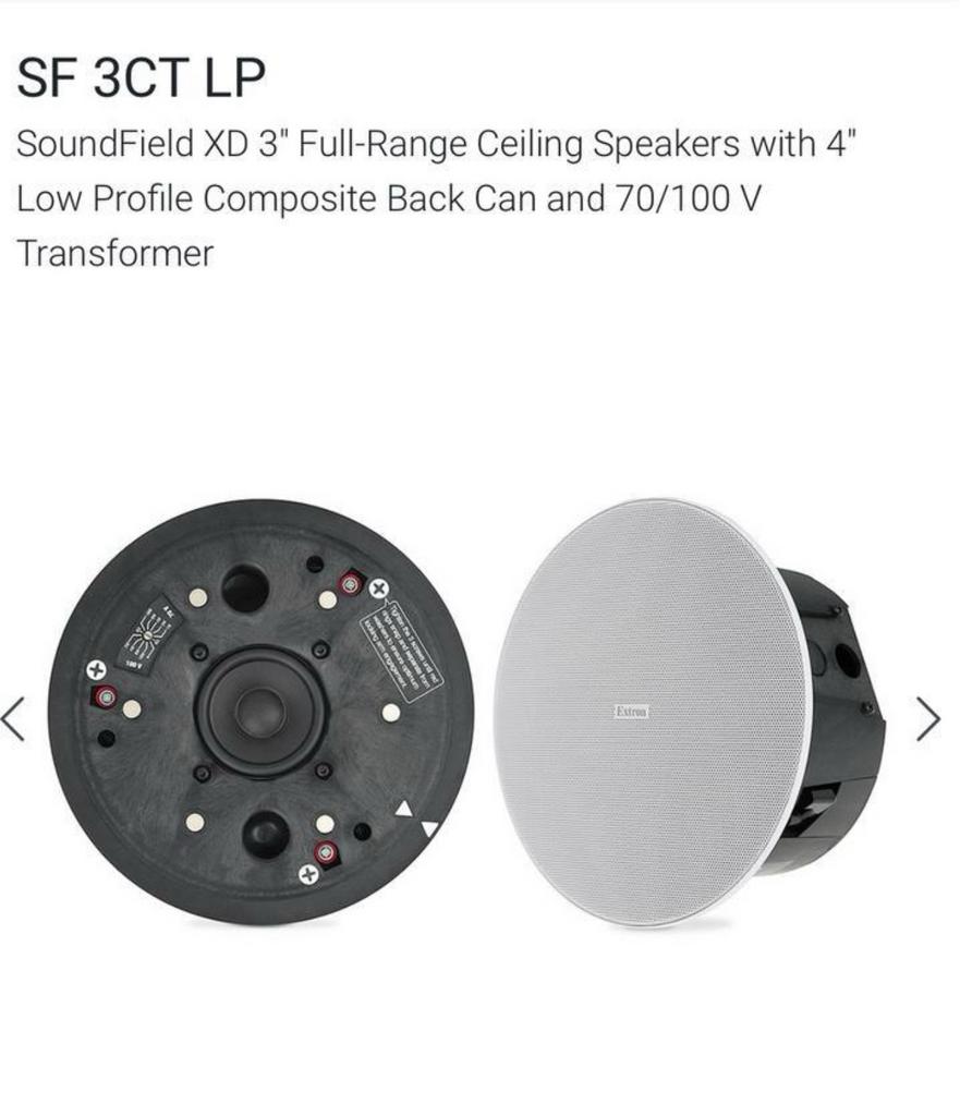 STUNT EXTRON SF 3CT LP Plafond Speakers Norm€270,00 nu€75,00, Ophalen, Nieuw, Audio