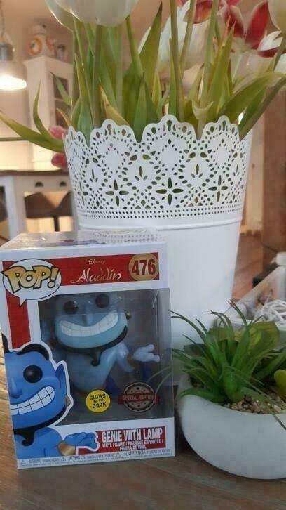 Funko Pop, genie with lamp Glow in the dark, 476 (Aladdin), Ophalen of Verzenden, Nieuw