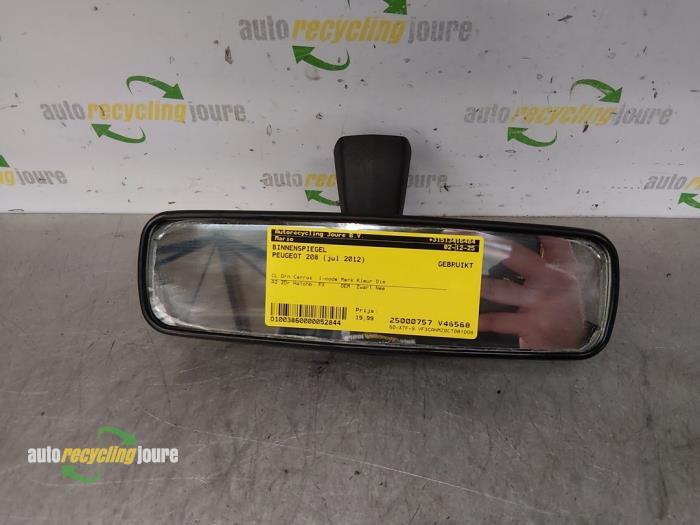 Binnenspiegel van een Peugeot 208, Gebruikt, -, -, -