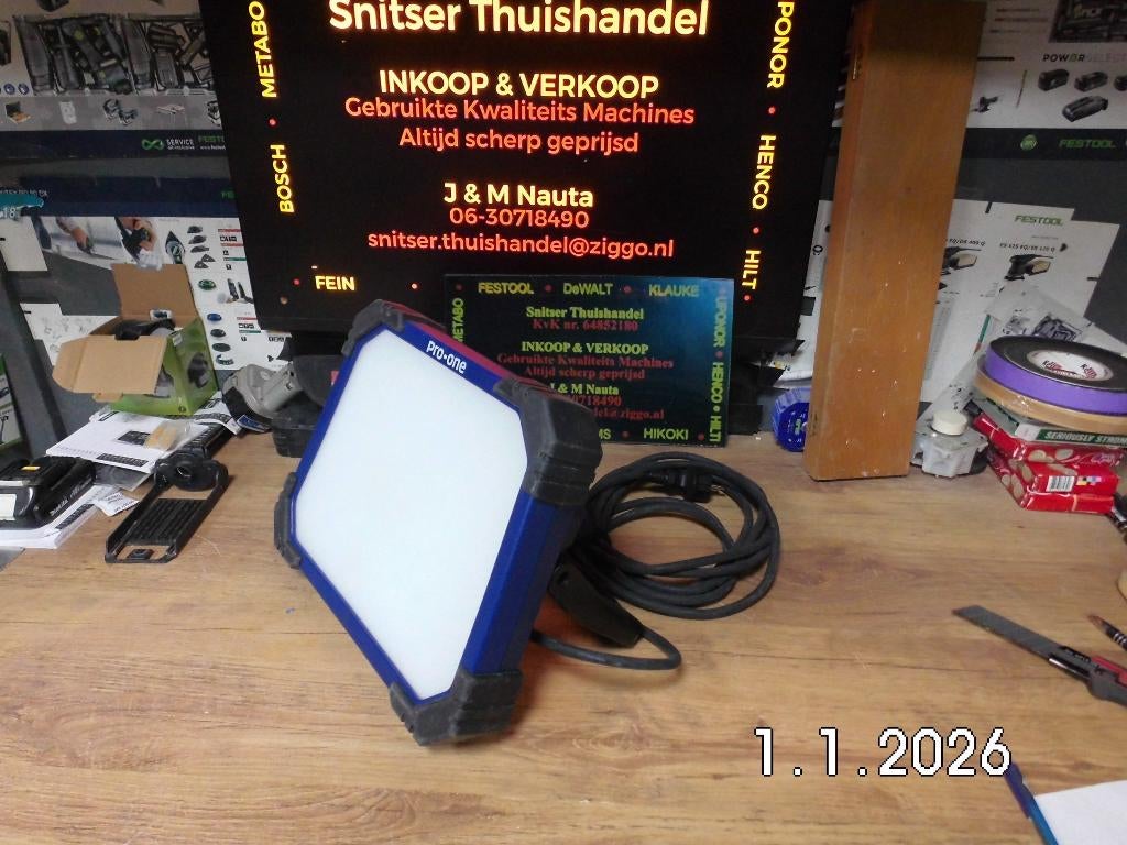 PRO-ONE Bouwlamp., -, -, Ophalen of Verzenden, Zo goed als nieuw
