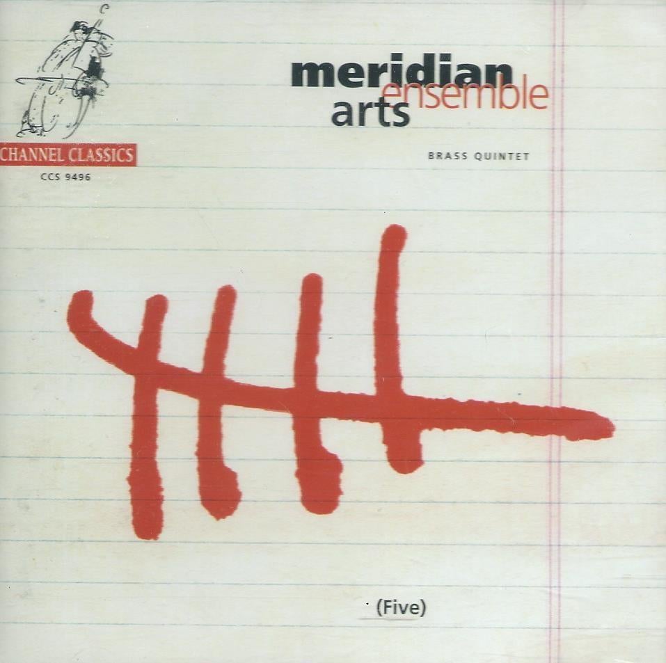CD (Five) / Meridian Arts Ensemble (Channel), Ophalen of Verzenden, Modernisme tot heden, Zo goed als nieuw, Kamermuziek