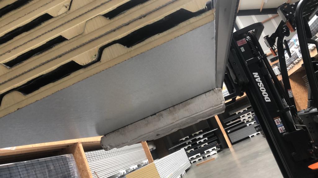 Sandwichpaneel dak Falk1100tr Eko 30/60, Ophalen, Nieuw, Overige materialen, 20 tot 50 mm
